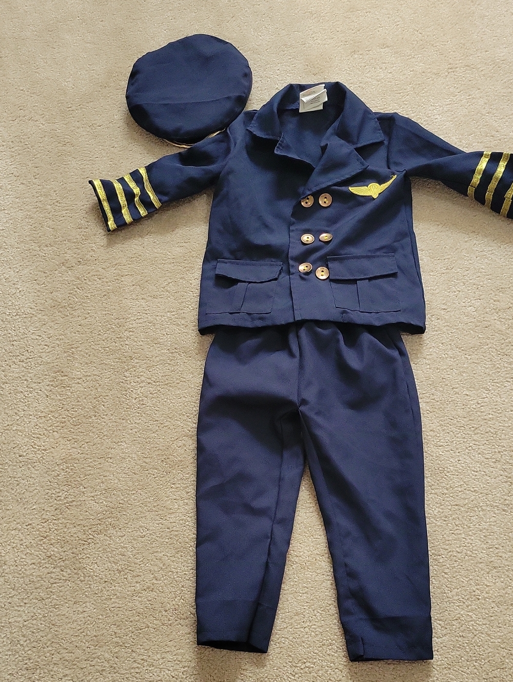 Kids Pilot Costume Set - Navy Blue